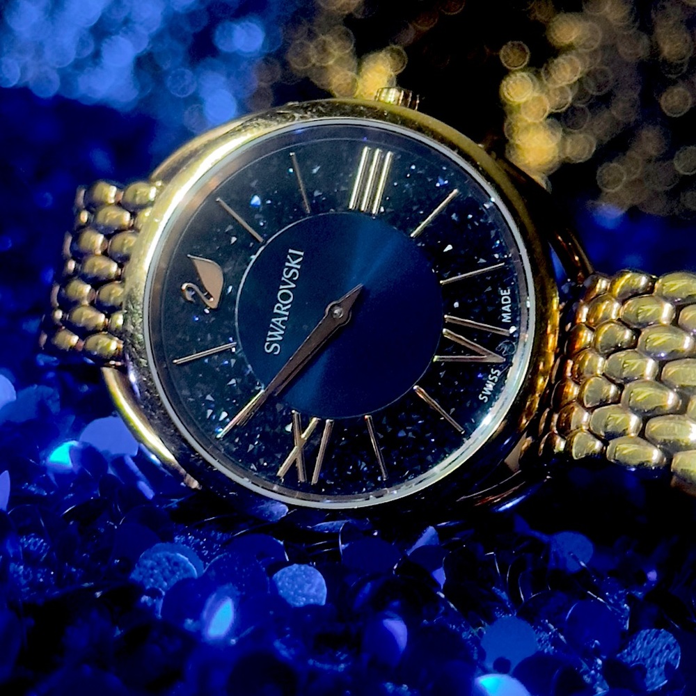 Swarovski Crystalline Rose Gold Watch